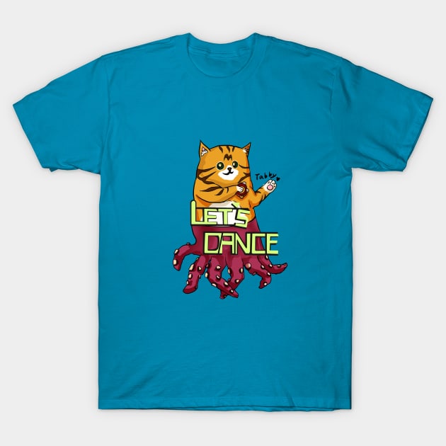 Let's Dance Tabby T-Shirt by aniartark